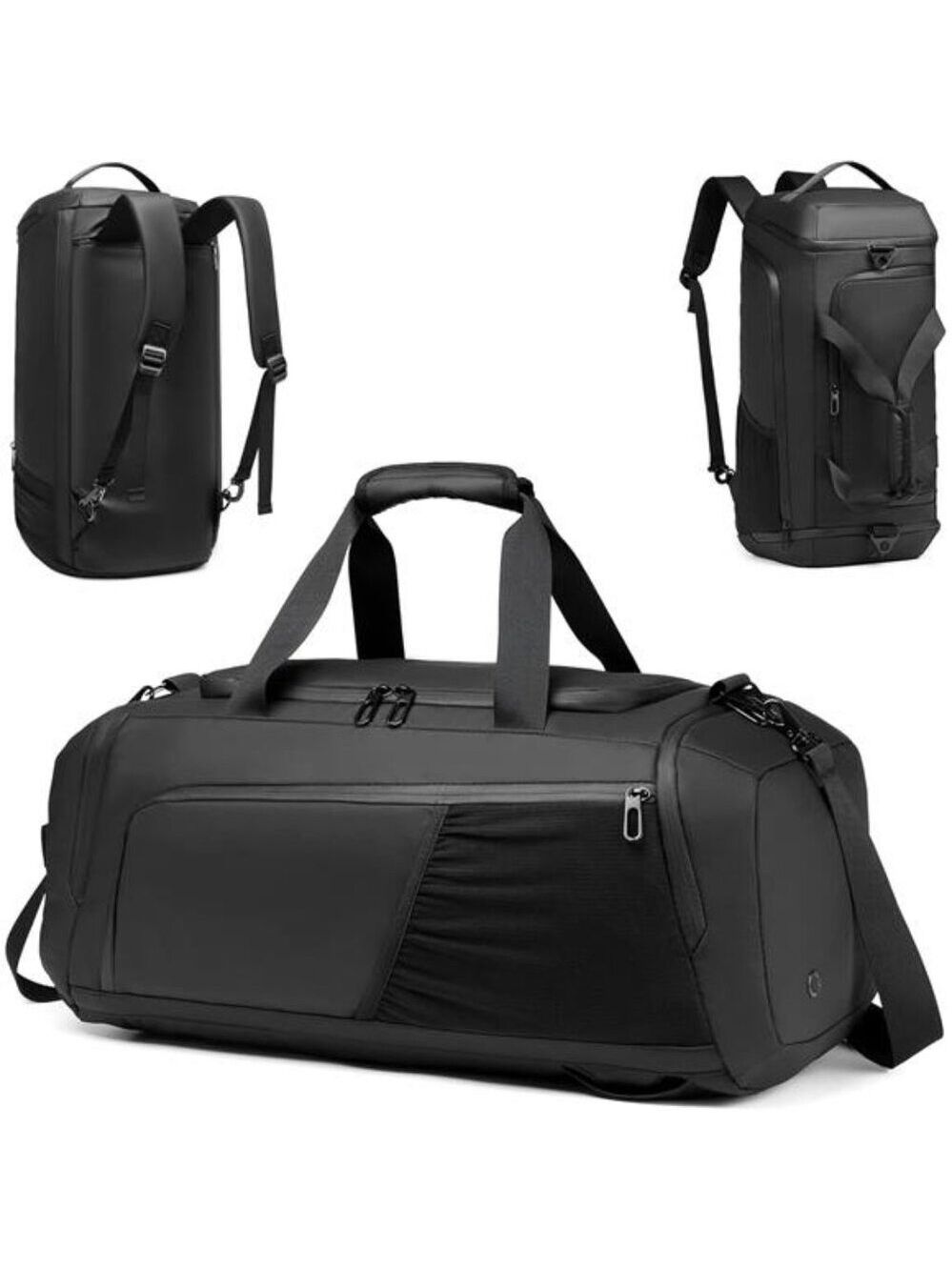 Gym Bag for Men 40L Duffle Travel Backpack Waterproof Sports Bag with Shoe Compa
